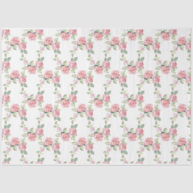 Shabby Chic Collage Series Design 13 Tissue Paper (Front)
