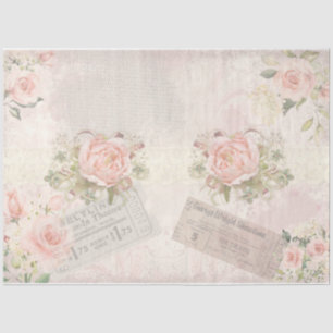 Shabby Chic Collage Series Design 14 Tissue Paper