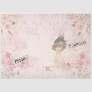Shabby Chic Collage Series Design 16 Tissue Paper