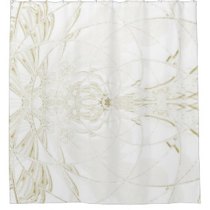 Shabby Chic Cottage Neutral Scrollwork Print Patte