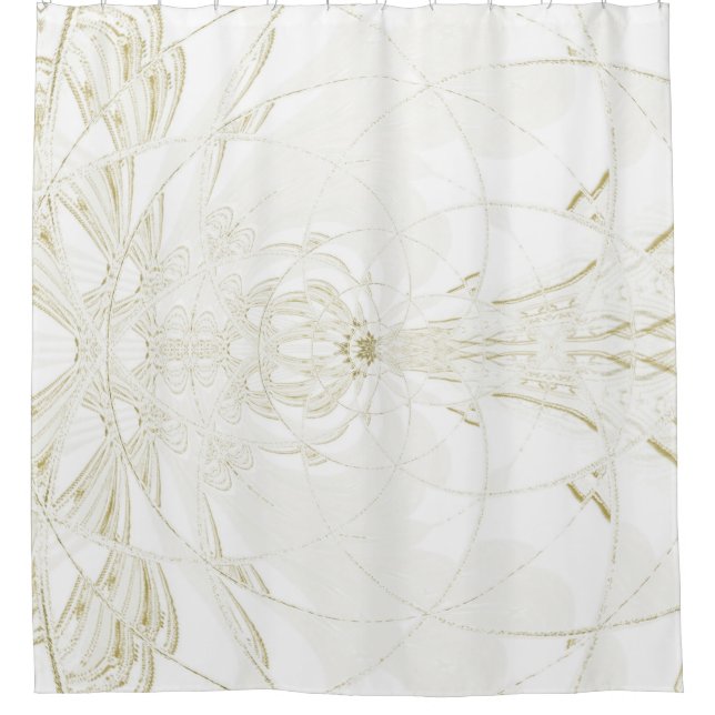 Shabby Chic Cottage Neutral Scrollwork Print Patte (Front)