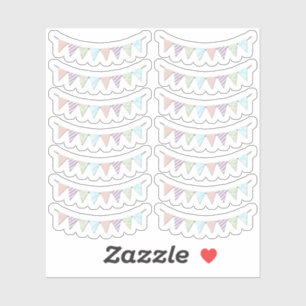 Shabby Chic Country Party Bunting Planner Sheet