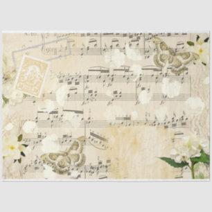 Shabby Chic Cream Series Design 1 Tissue Paper
