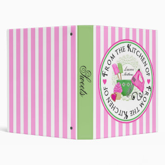 Shabby Chic Cupcake Recipe Binder