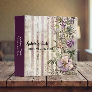 Shabby Chic Custom Baby Photos Binder