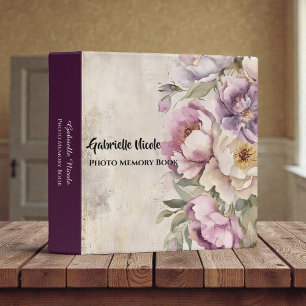 Shabby Chic Custom Baby Photos Binder