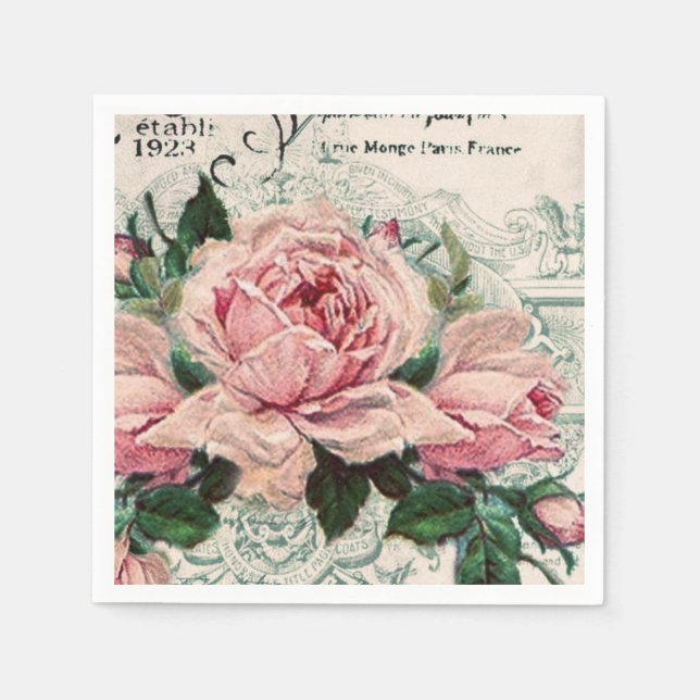 shabby chic, decoupage, victorian, french chic, pa napkin (Front)