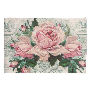 shabby chic, decoupage, victorian, french chic, pa pillowcase