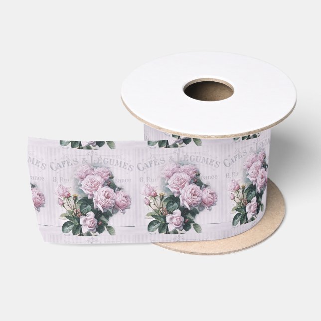 shabby chic, decoupage, victorian, french chic, pa satin ribbon (Spool)
