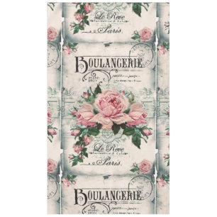shabby chic, decoupage, victorian, french chic, pa tablecloth