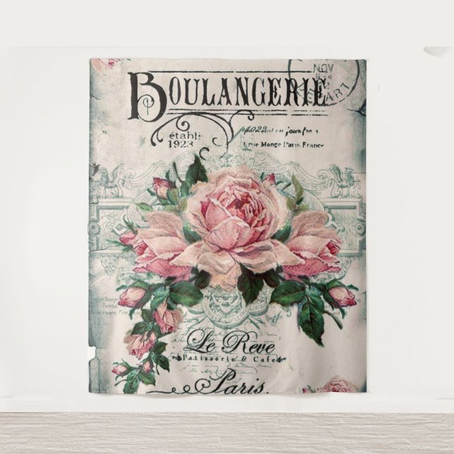 shabby chic, decoupage, victorian, french chic, pa tapestry (Front)