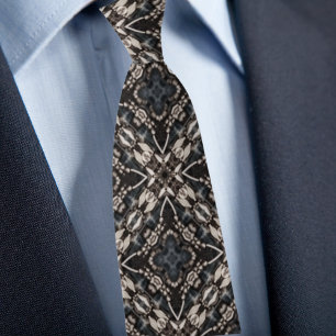 Shabby Chic Denim and Jewels Necktie