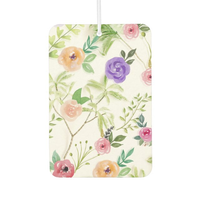 Shabby Chic Floral Air Freshener (Front)