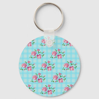 shabby chic, floral decoration keychain