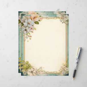Shabby Chic Floral Junk Journal Papeterie