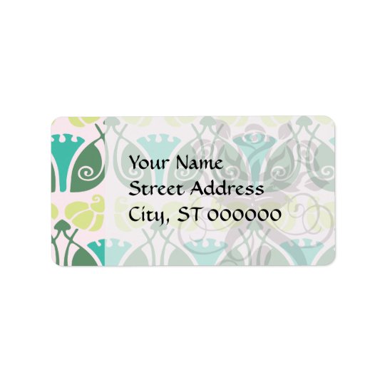 shabby chic floral ornate damask