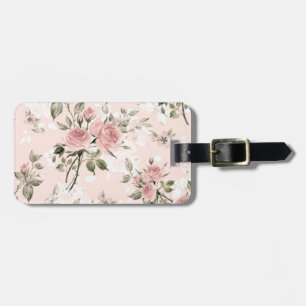 Shabby chic, french chic, vintage,floral,rustic,pi luggage tag