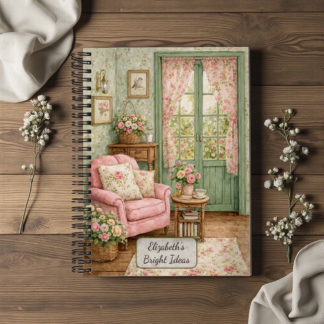 Shabby Chic Garden Reading Corner Notebook (Creator Uploaded)