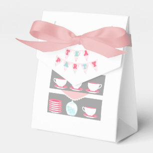 Shabby-Chic Girl Baby Shower Tea Party Favor Box
