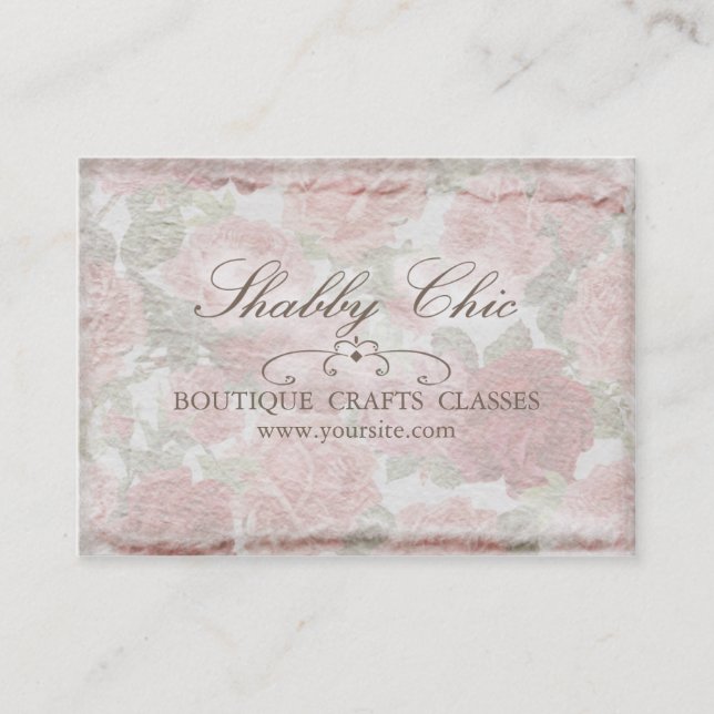 SHABBY CHIC II ~ CARTE DE VISITE (Devant)