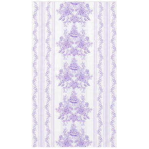Shabby chic,lavender,toile,pattern,floral,Victoria Tablecloth
