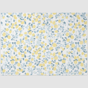 Shabby Chic Lemon Floral Series Design #4 Tissue Paper