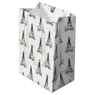 Shabby Chic Paris  Medium Gift Bag