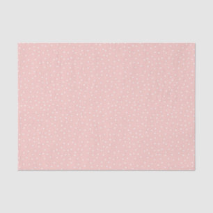 Shabby Chic Pastel Pink & White Polka Dot Pattern Tissue Paper