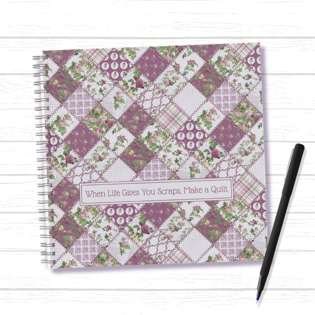 Shabby Chic Patchwork Quilt  Notebook (Creator Uploaded)