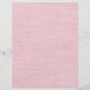 Shabby Chic Pink Burlap Print Scrapbook Paper