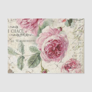 Shabby Chic Pink Series Design 11 Tissue Paper