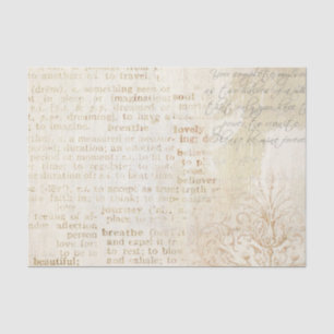 Shabby Chic Pink Series Design 3 Tissue Paper