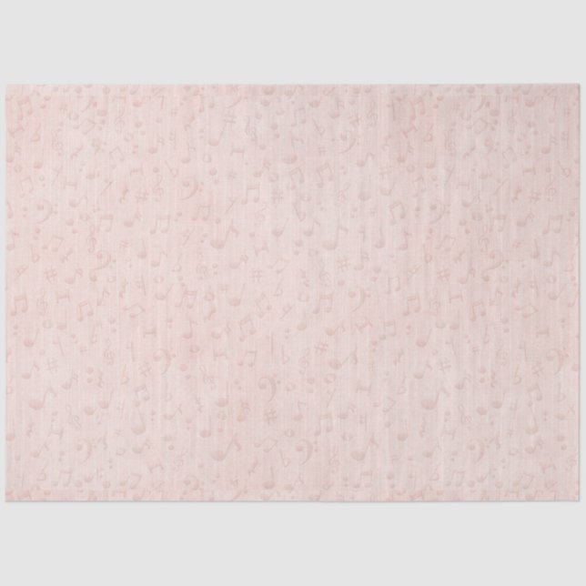 Shabby Chic Pink Series Design 4 Tissue Paper (Front)