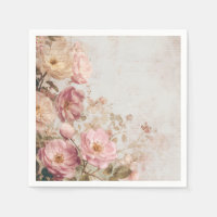 Shabby Chic Romantic Vintage Roses Floral Party