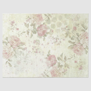 Shabby Chic Roses Design 1 Tissue Paper