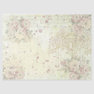 Shabby Chic Roses Design 3 Tissue Paper
