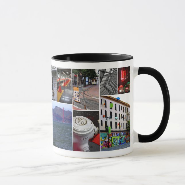 Shabby Chic San Fran Mug (Right)