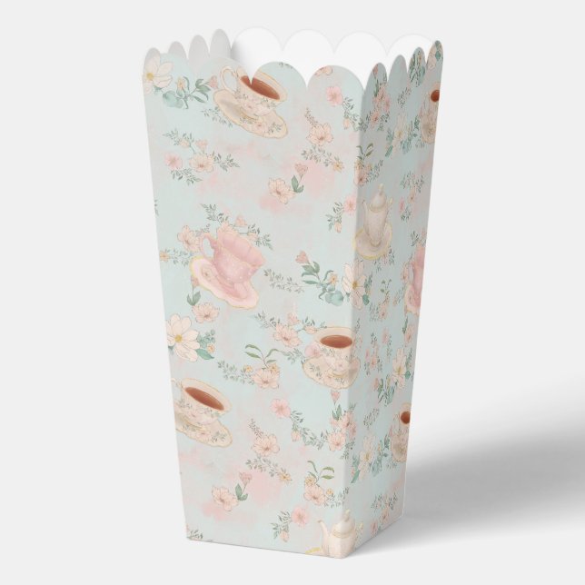 Shabby chic Tea Party Favor Box (Back)