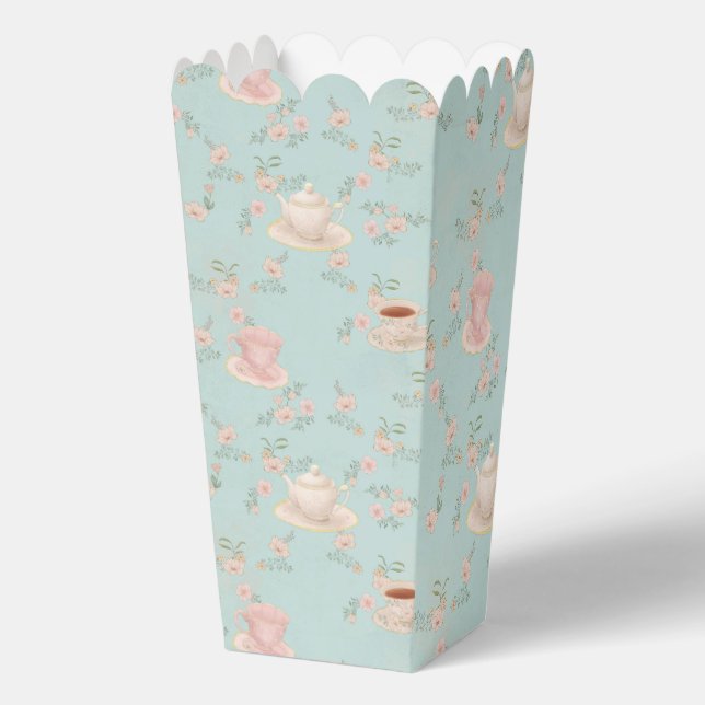 Shabby chic Tea Party Favor Box (Back)