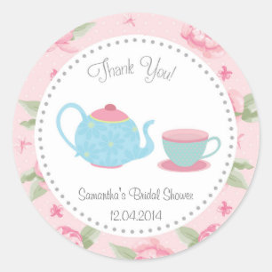 Shabby Chic Tea Party Fête des mariées Sticker