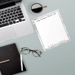 Shabby Chic! Trendy SLP Notepad<br><div class="desc">Speech Language pathologist note pad.</div>