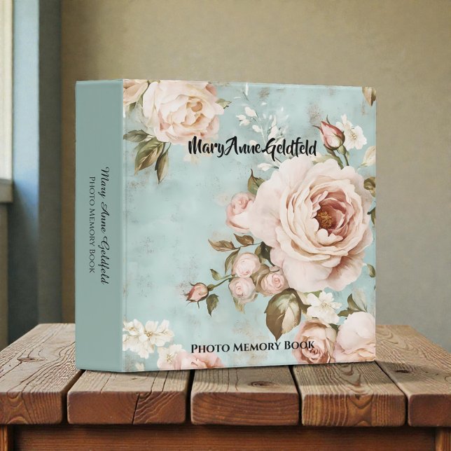 Shabby Chic Victorian Custom Baby Photos Binder (Creator Uploaded)