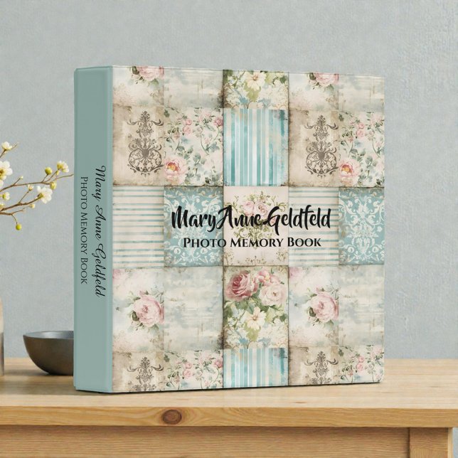Shabby Chic Victorian Custom Baby Photos Binder (Creator Uploaded)