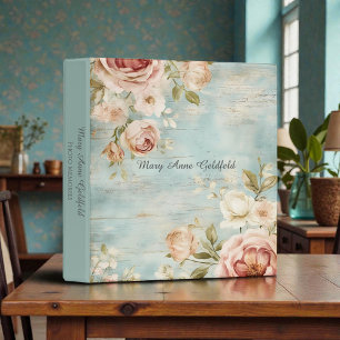 Shabby Chic Victorian Custom Baby Photos Binder