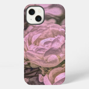 Shabby chic Victorian garden Bohemian pink Rose iPhone 13 Case