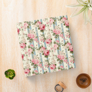 Shabby Chic Vintage Roses Binder