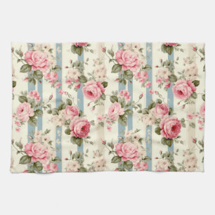 Shabby Chic Vintage Roses Kitchen Towel
