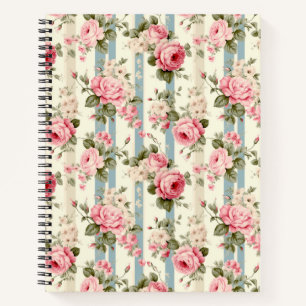 Shabby Chic Vintage Roses Notebook