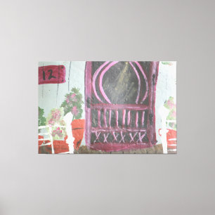 Shabby Chic Welcoming Canvas Print