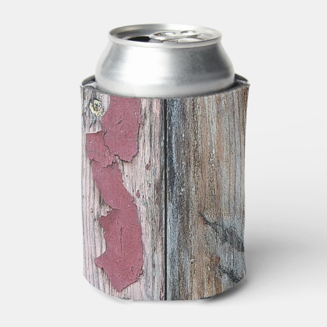 Shabby Chic Wood Can Cooler (Can Front)